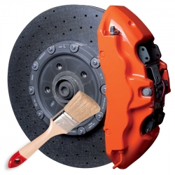 Peinture pour étrier de frein ORANGE