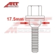 Lot de 5 BOULON/VIS DE ROUE Pour CITROEN Ë-C4 ASSISE PLATE M12x125 Longeur sous tête 41mm