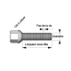 Lot de 5 BOULON/VIS DE ROUE Pour AUDI A6 ASSISE SPHERIQUE M14x150 Longeur sous tête 28mm