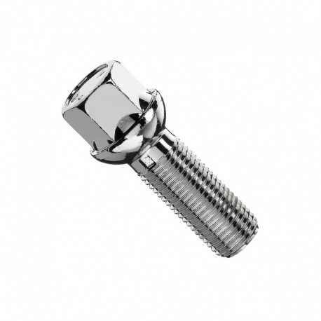 Lot de 5 BOULON/VIS DE ROUE Pour CUPRA LEON ASSISE SPHERIQUE M14x150 Longeur sous tête 28mm
